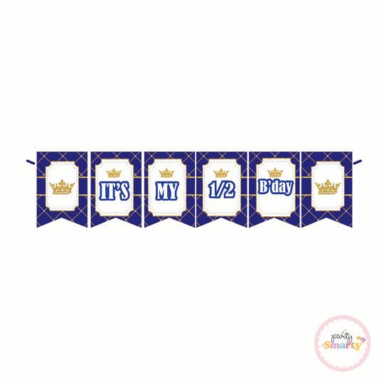 Prince Half Birthday Bunting