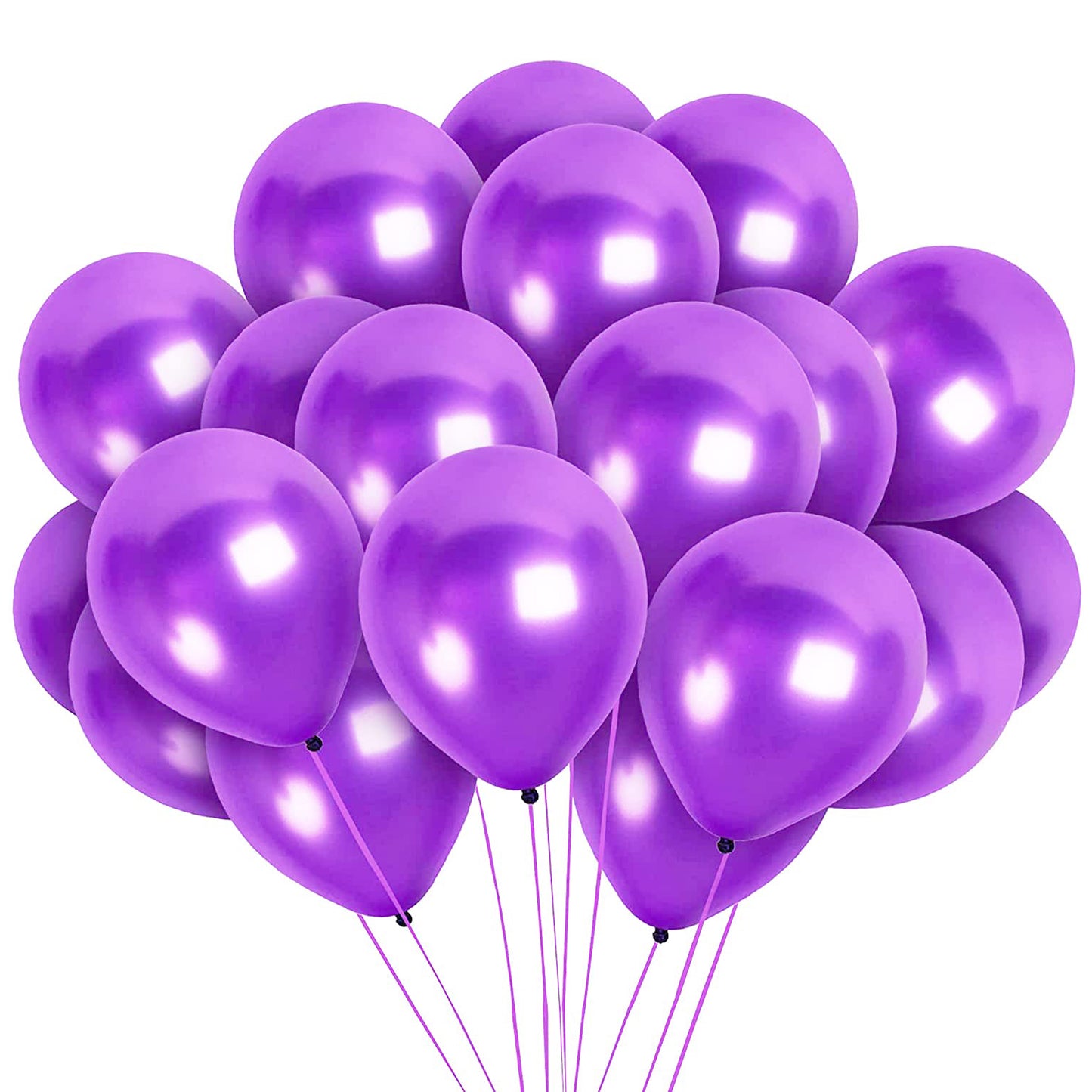 Purple Metallic Balloons