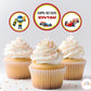 Race Car Cupcake Topper