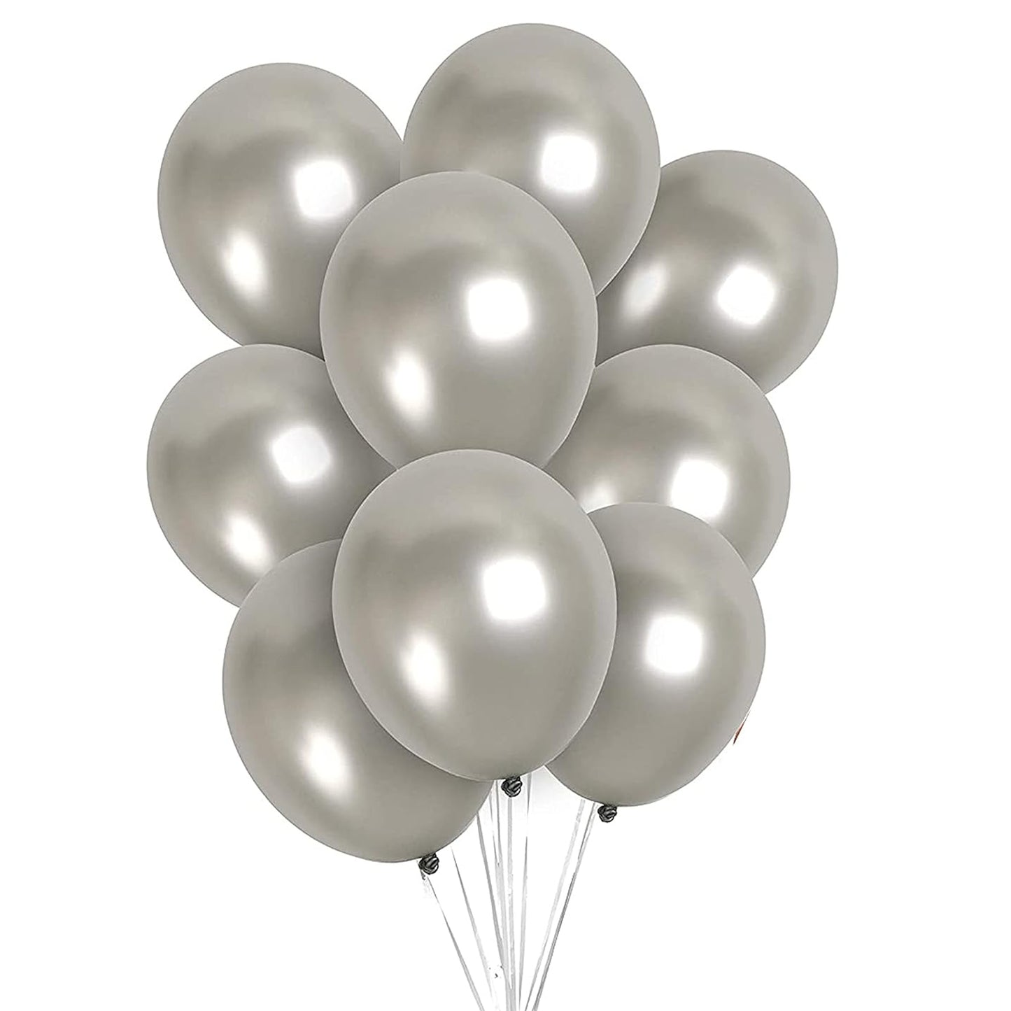 Silver Metallic Balloons