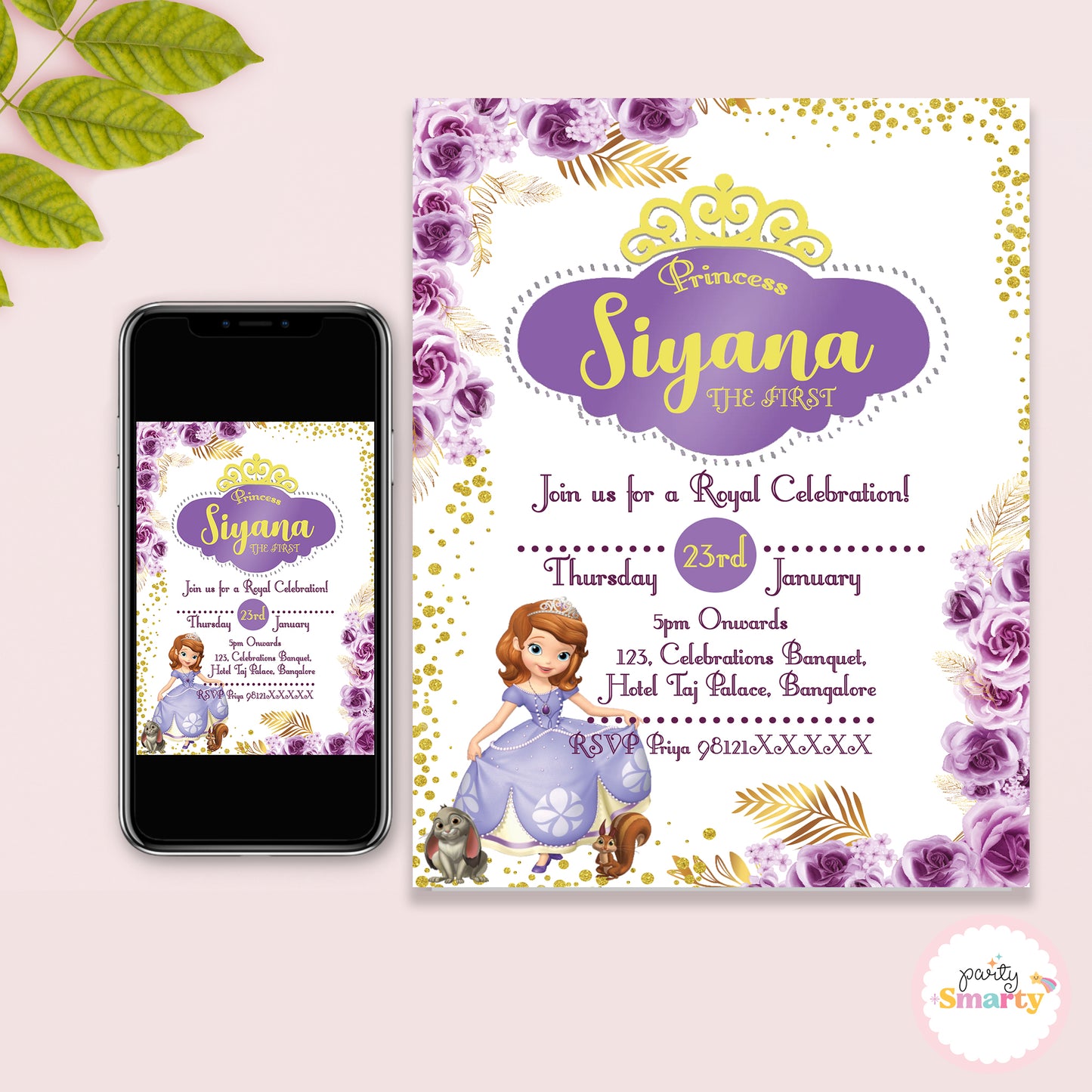 Sofia The First Invite