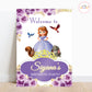 Sofia The First Welcome Board