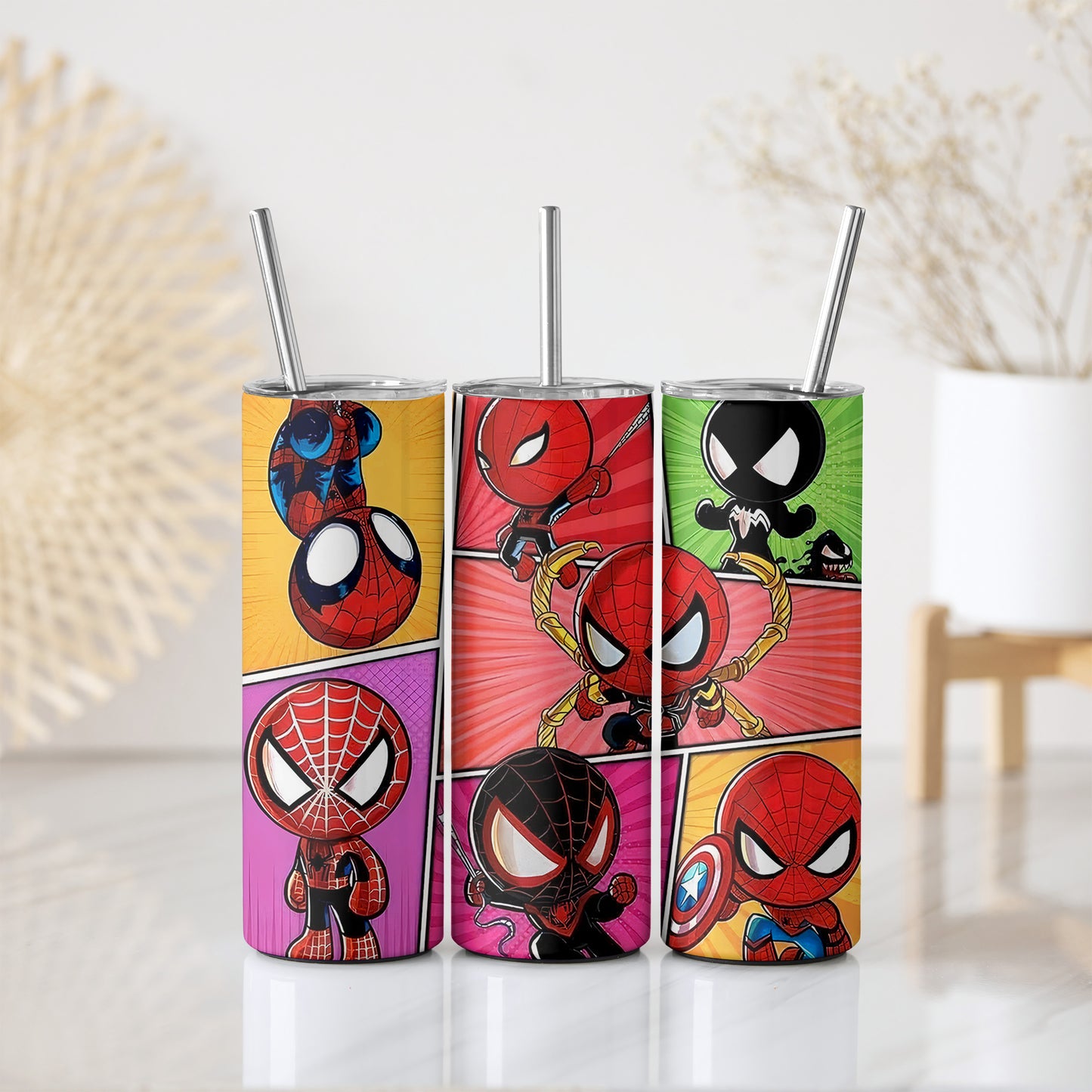 Spiderman 3 Skinny Tumbler