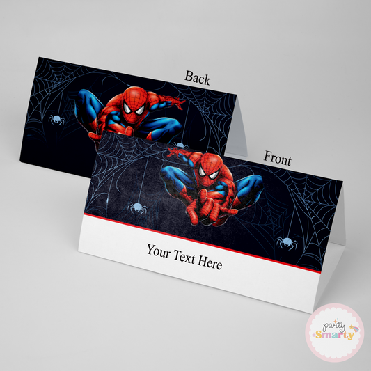 Spiderman Food Tags