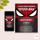 Spiderman Invite