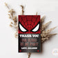 Spiderman Thank You Tags - Set of 22