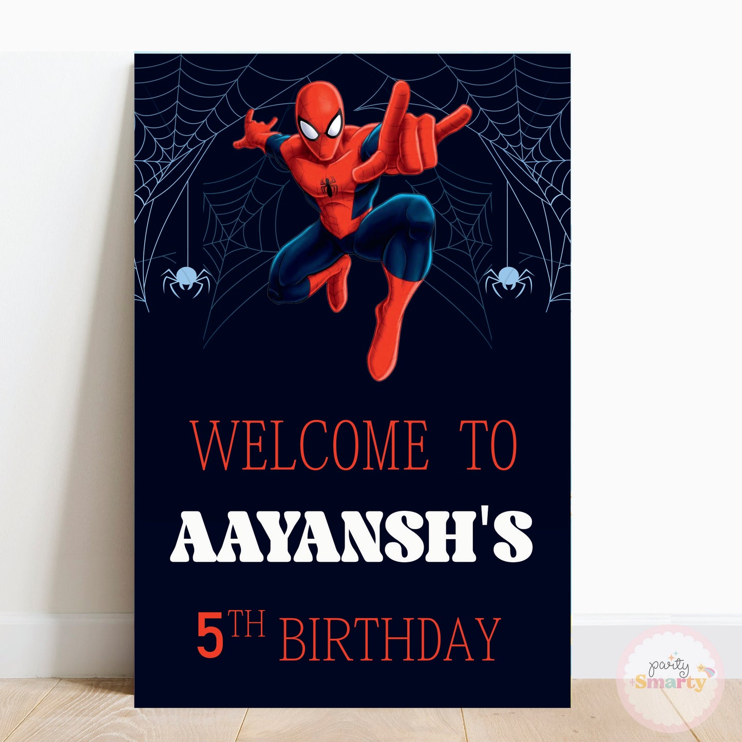 Spiderman Welcome Board