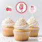 Strawberry Cupcake Topper