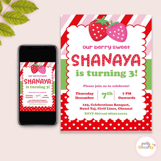 Strawberry Invite