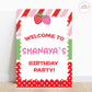 Strawberry Welcome Board