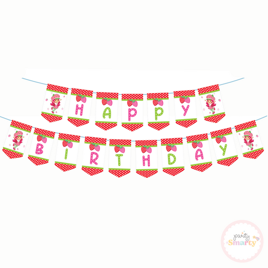 Strawberry Bunting