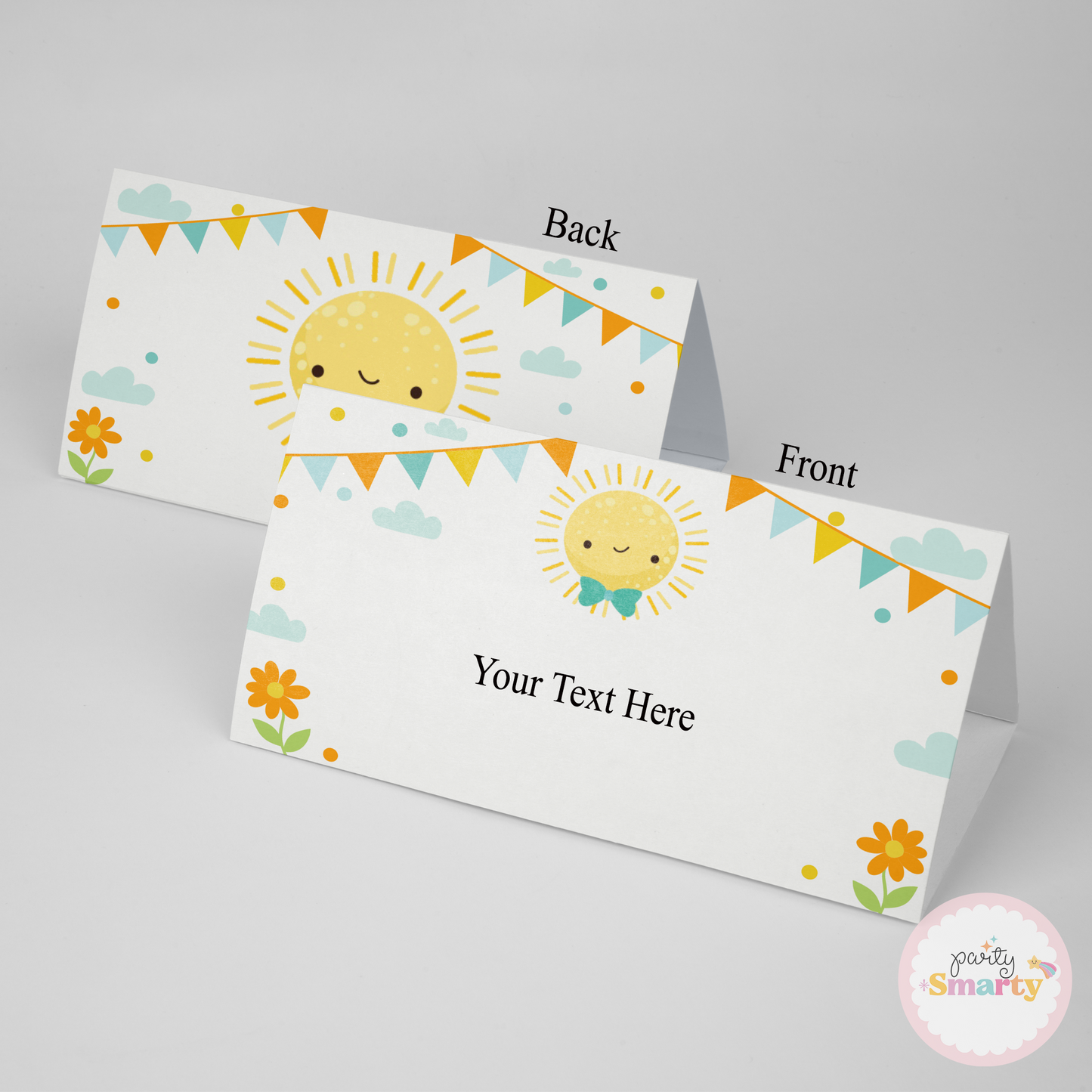 Sunshine Boy Food Tags