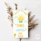 Sunshine Boy Thank You Tags - Set of 22