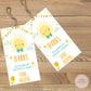Sunshine Boy Thank You Tags - Set of 22