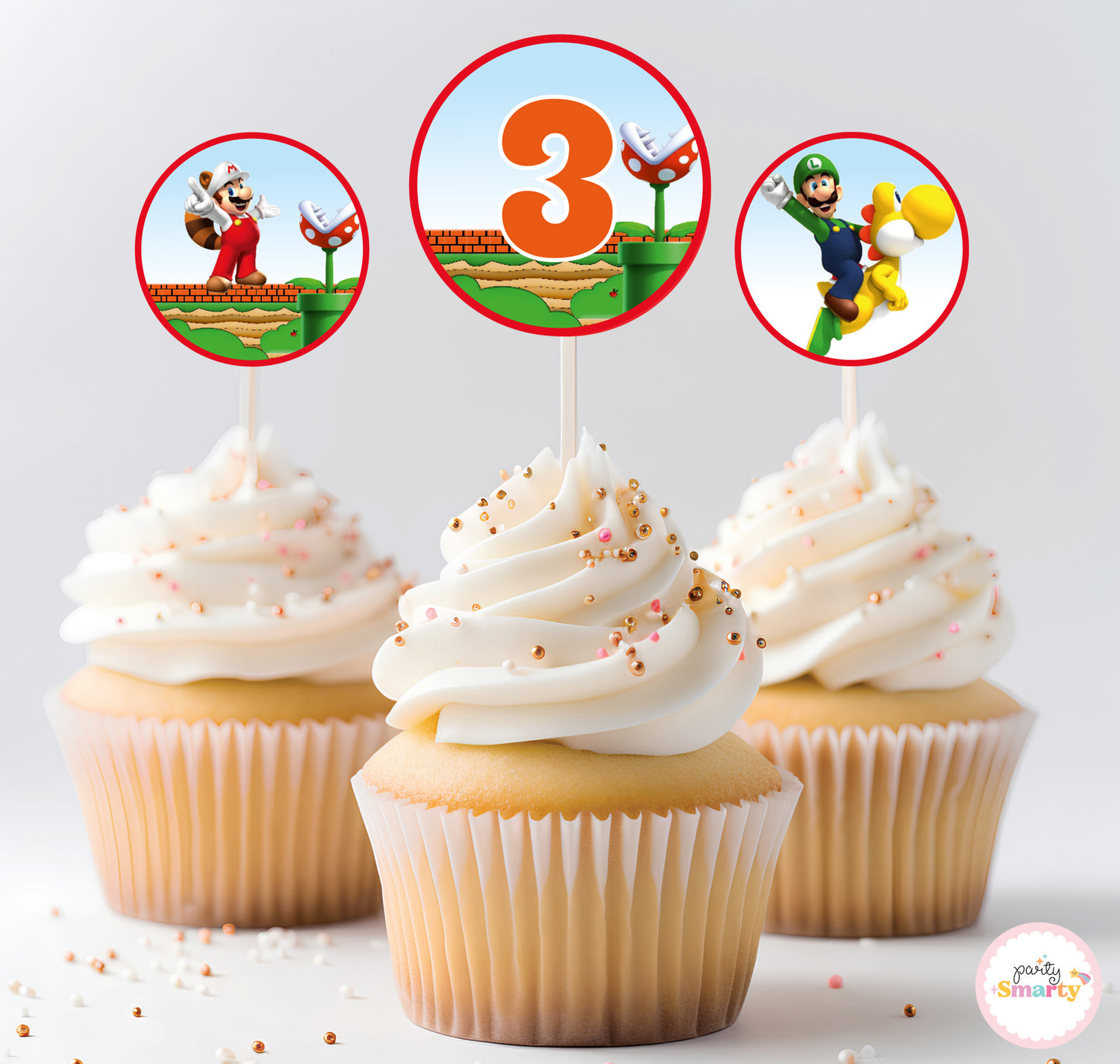 Super Mario Cupcake Topper