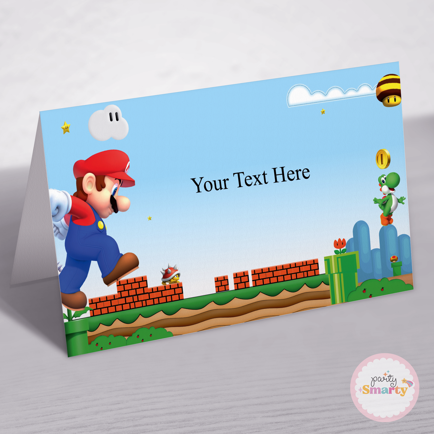 Super Mario Food Tags