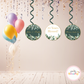 Teal Anniversary Danglers - Set of 6