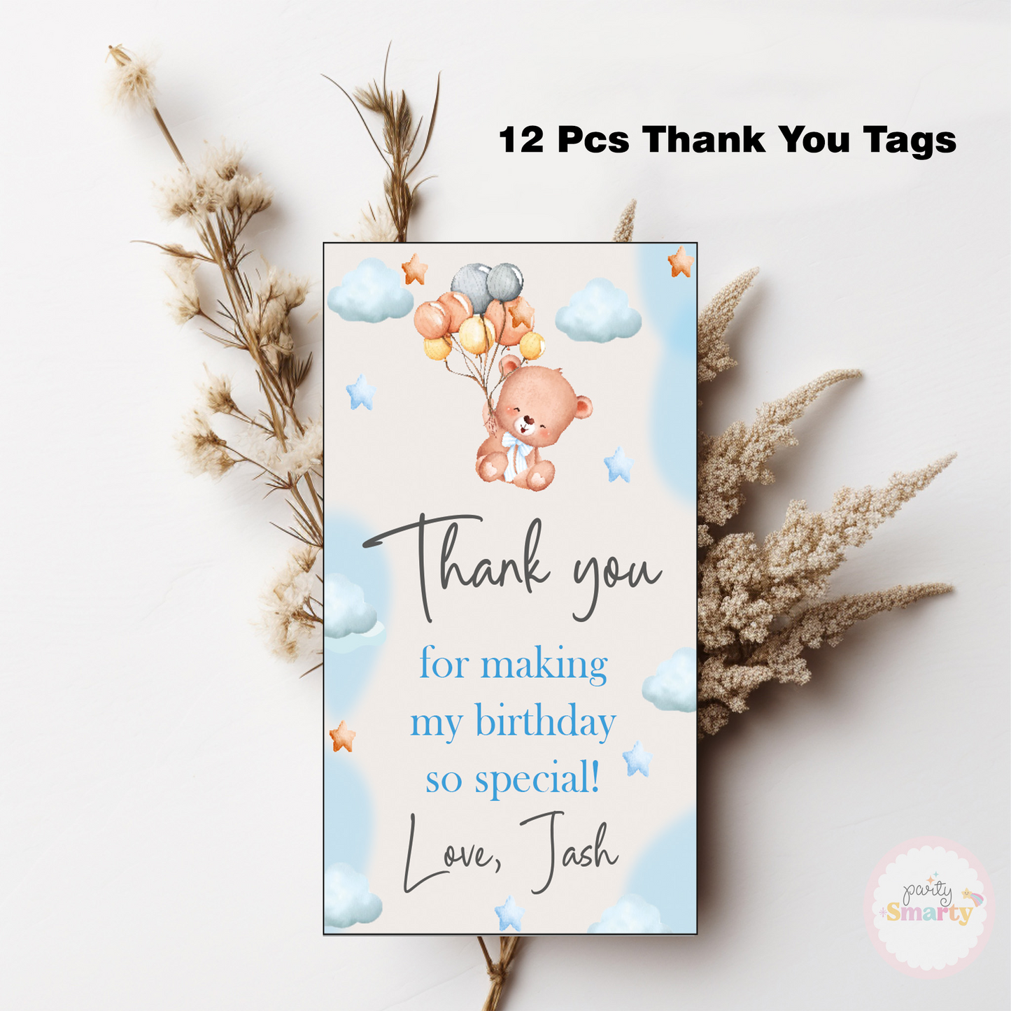 Teddy Bear Blue Smarty Saver 90 Piece Combo