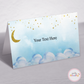 Twinkle Star Blue Food Tags - Set of 12