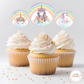 Unicorn Cupcake Toppers (Set Of 12)