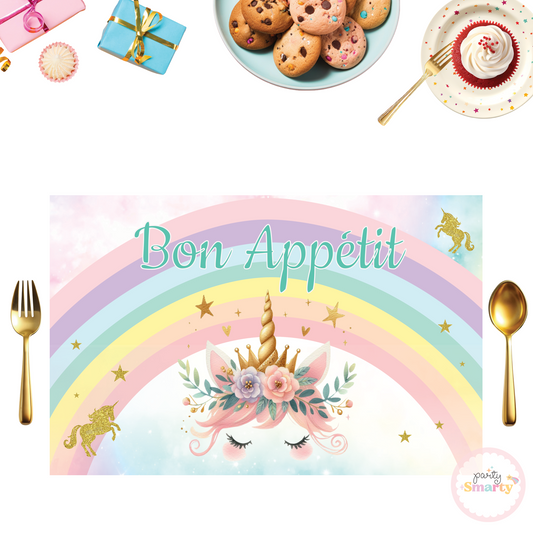 Unicorn Table Mats - Set of 6
