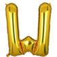 W Letters Balloons