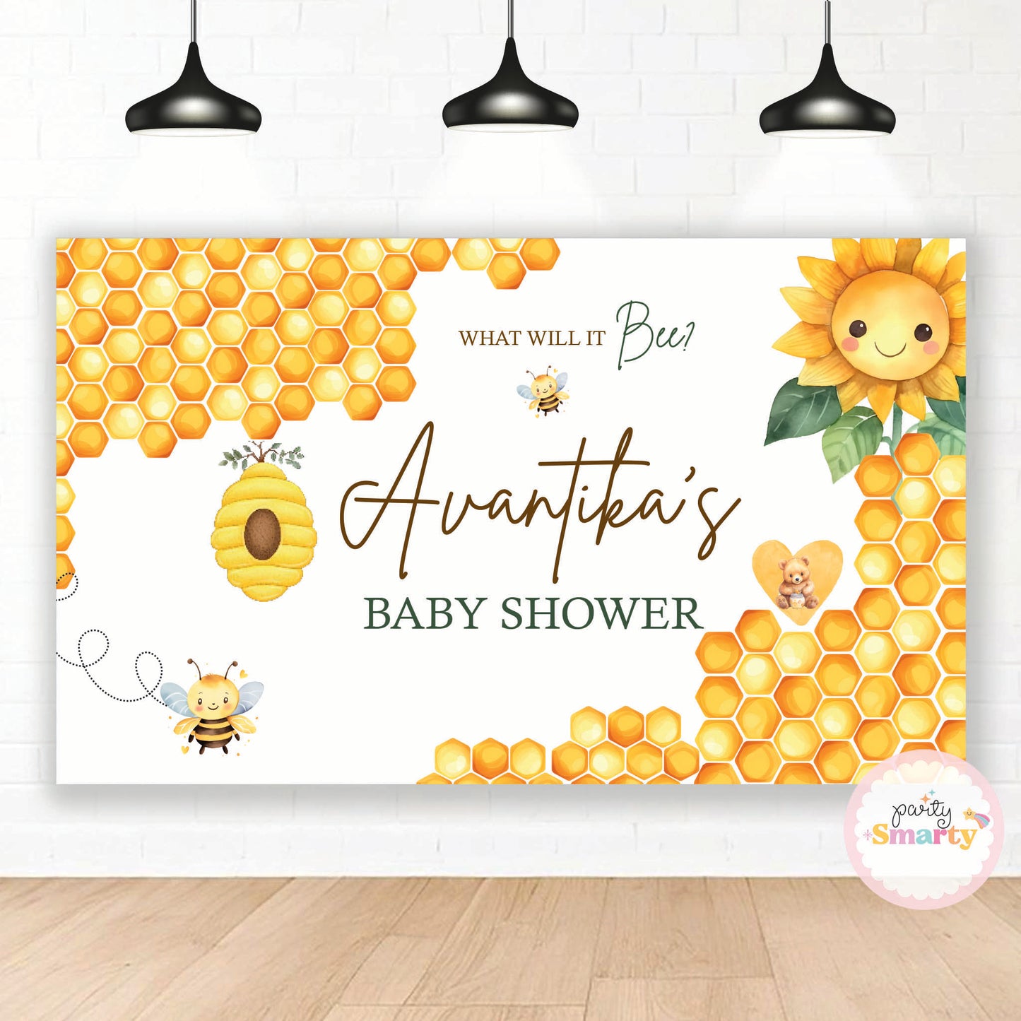 What will it bee Baby Shower Backdrop