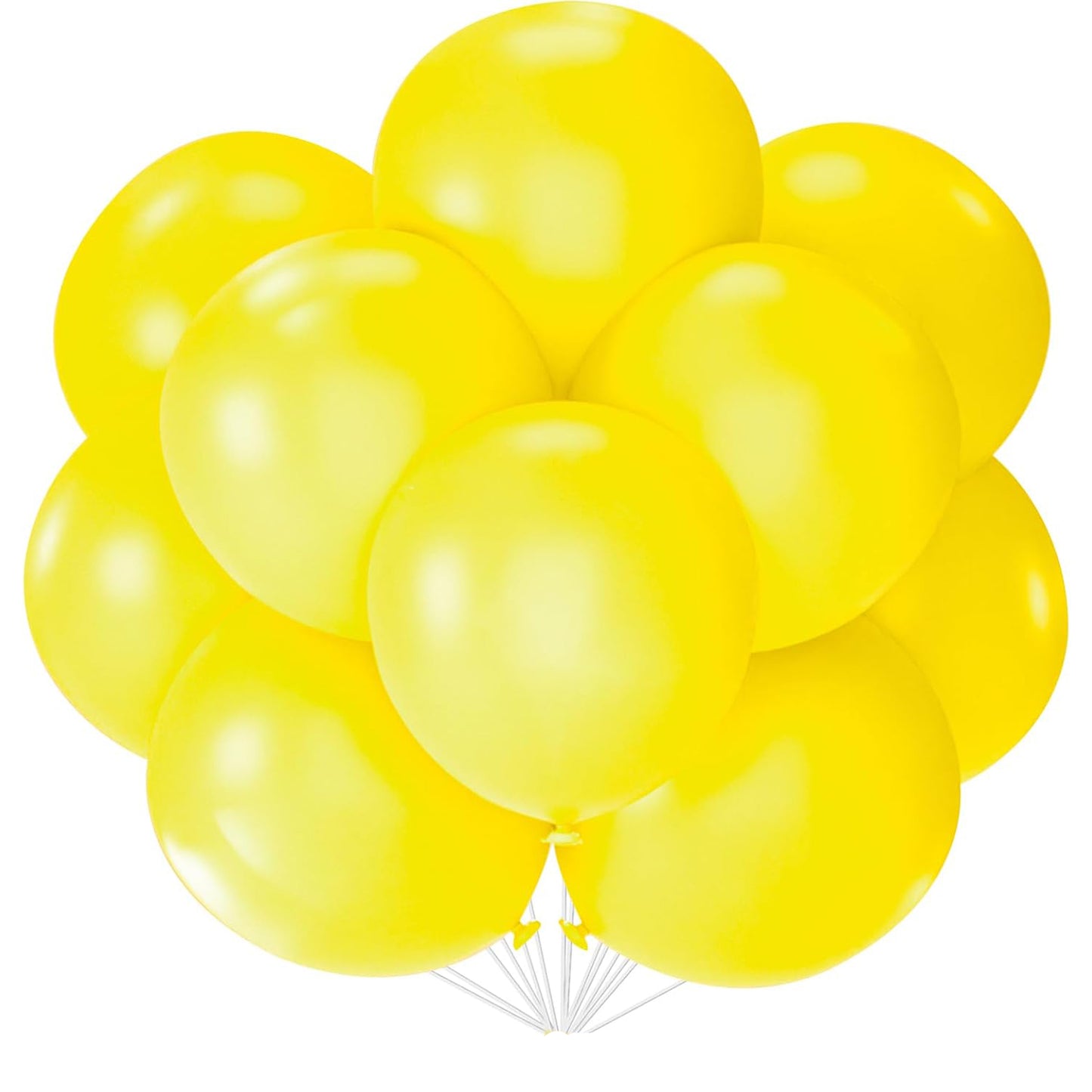 Yellow Metallic Balloons