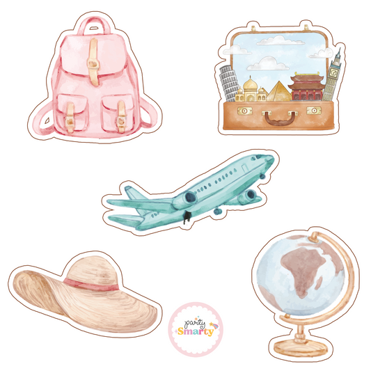 Around The World Girl Cutouts