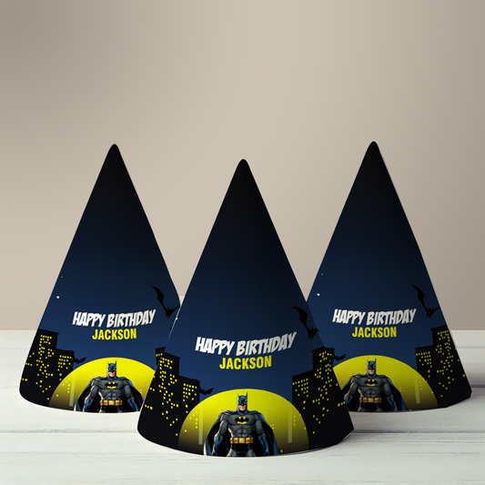 Batman Party Hat (Set of 10)