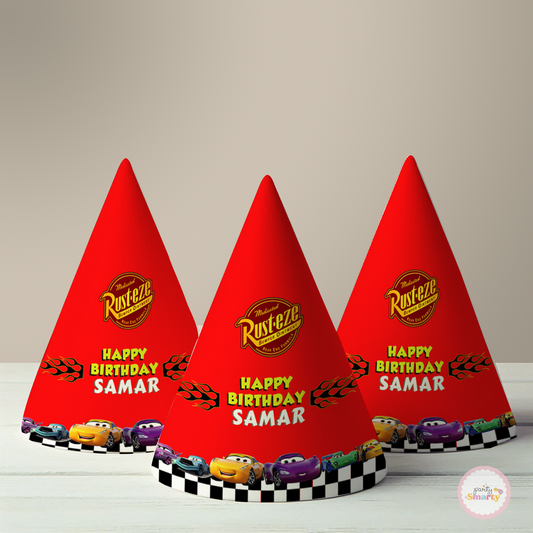 Disney Car Party Hat (Set of 10)