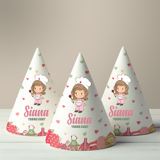 Chef Girl Party Hat (Set of 10)