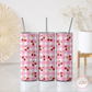 Pink Cherry Skinny Tumbler
