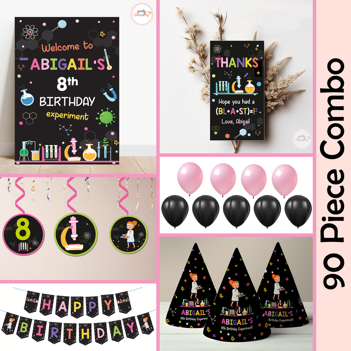 Mad Scientist Girl Smarty Saver 90 Piece Combo