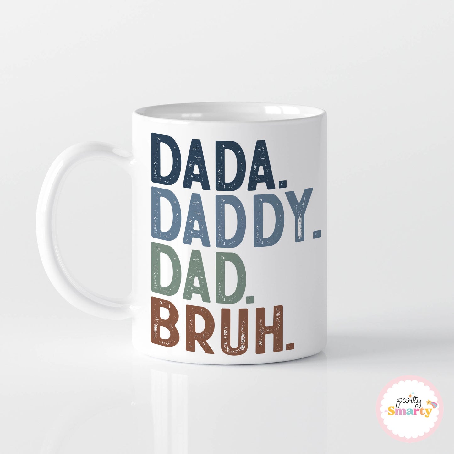Dada, Daddy, Dad, Bruh Father's Day Mug