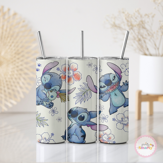 Cute Stitch Skinny Tumbler