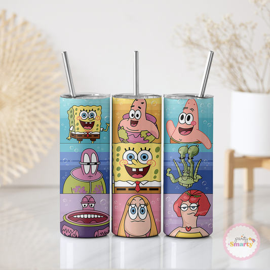 Spongebob Skinny Tumbler