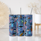 Blue Stitch Skinny Tumbler