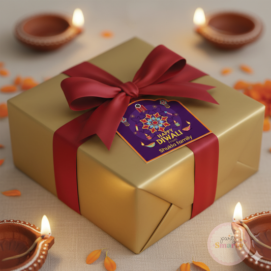Graceful Diwali Tags - Set of 22 Cards
