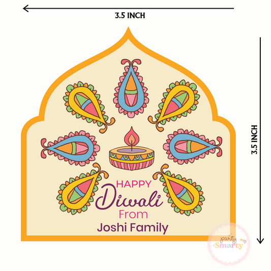Classy Diwali Tags - Set of 22 Cards