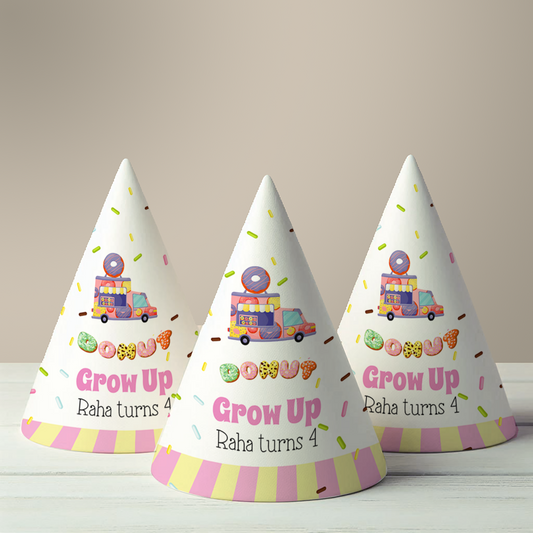 Donut Party Hat (Set of 10)