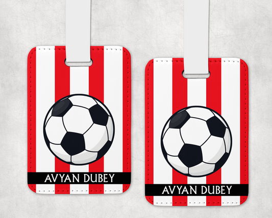 Football Premium Luggage Tag (Pack of 1)