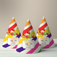 Tooty Fruity Party Hat (Set of 10)