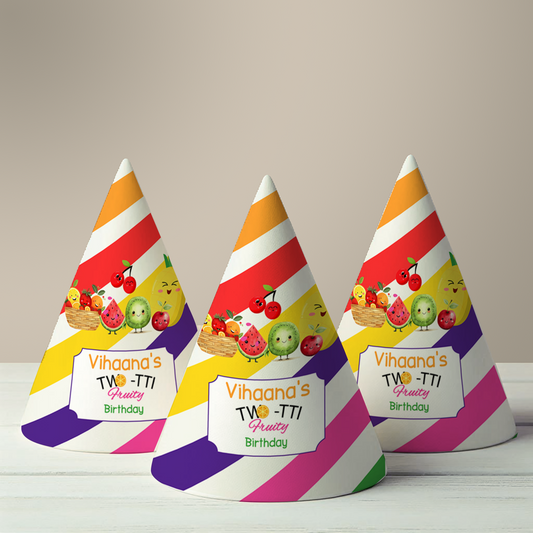 Tooty Fruity Party Hat (Set of 10)