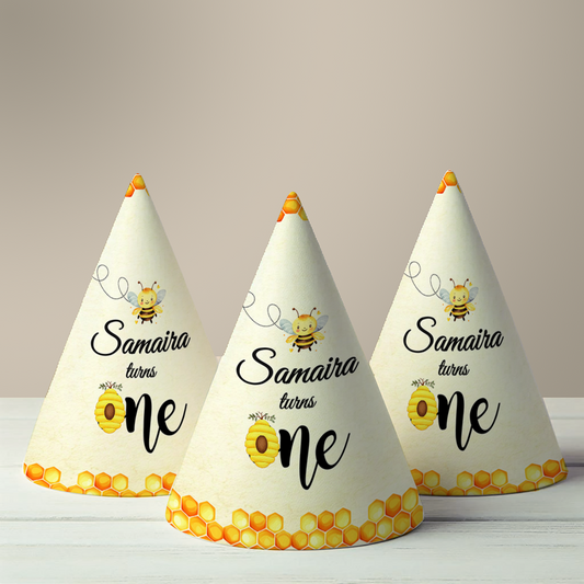Honey Bee Party Hat (Set of 10)
