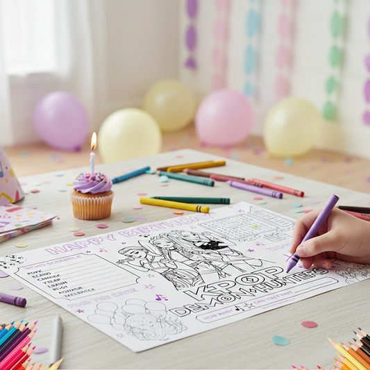 K-Pop Demon Hunters Activity Sheets (Set of 10)