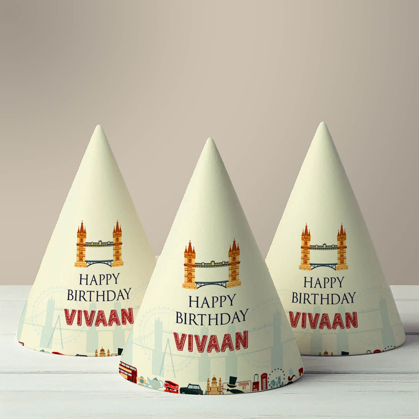 London Party Hat (Set of 10)