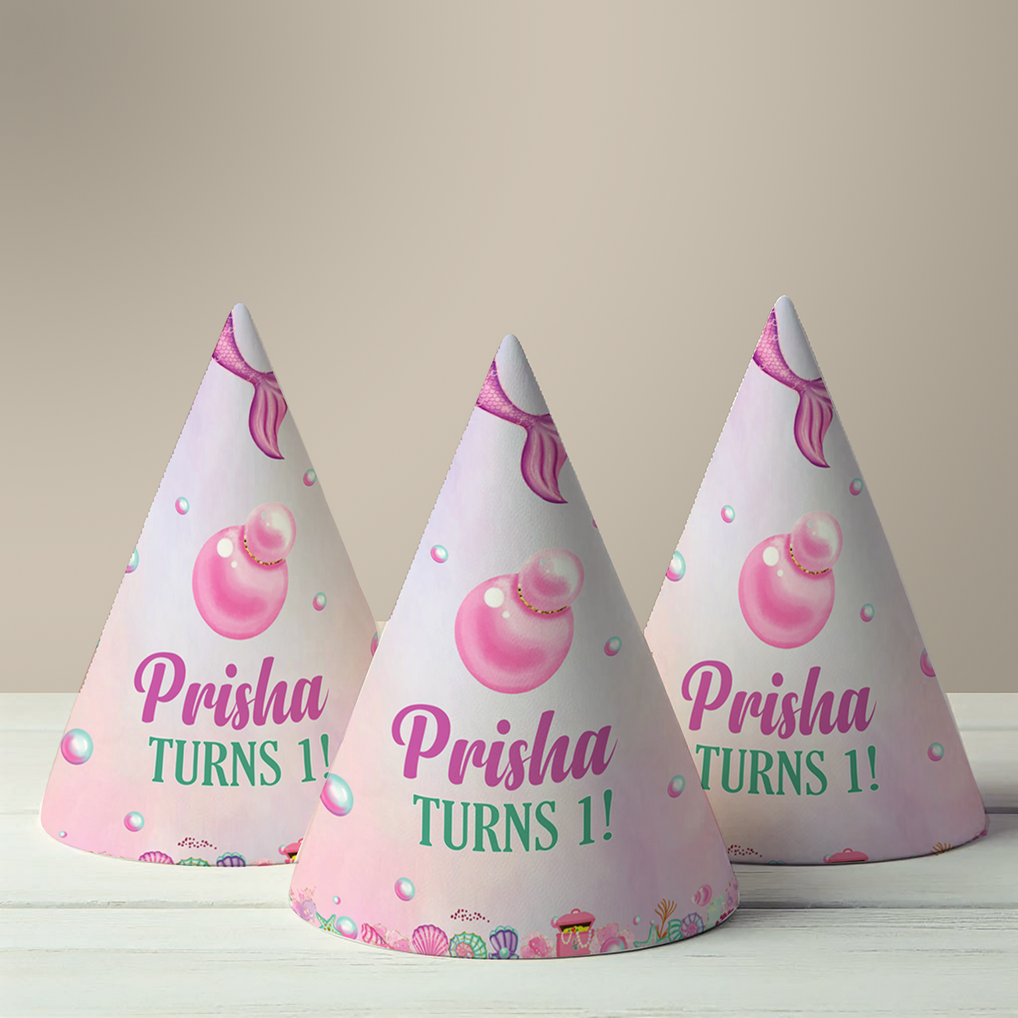 Mermaid Tail Party Hat (Set of 10)