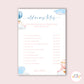 Hot Air Balloon Baby Shower - Old wives tales game - Set of 10