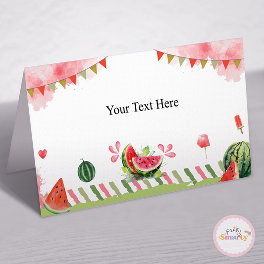 One in a melon Food Tags - Set of 12